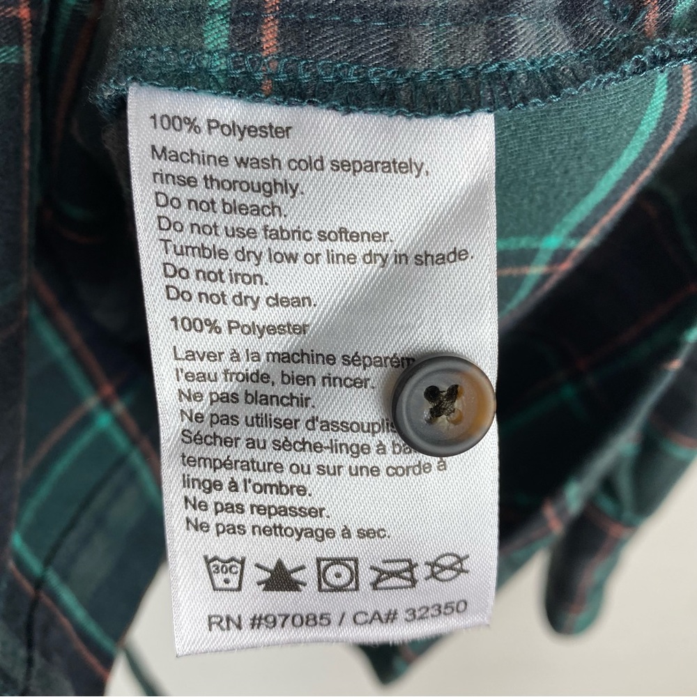 Outdoor Research Womens Shirt Size Large Cedar Cove Tunic Green Button Front - Picture 10 of 10